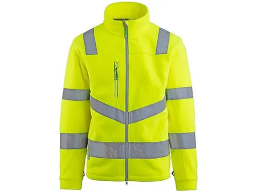 Fleecejack Arco Responsible Hi-Vis geel maat XL