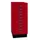 kantoor-ladekast HxBxD 670x279x380mm 10 laden romp kardinaalrood staal