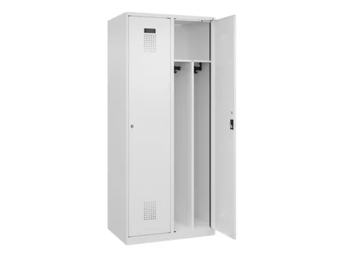 locker voor scheiding van kleding,HxBxD 1850x800x500mm,2vak