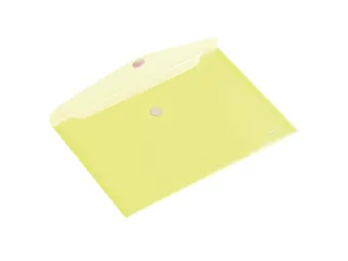 Enveloptas HF2 A4 335x240mm dwars PP transparant geel - 1