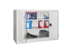 Ruime Vouwdeurkast 1000x1200x500mm 2legborden Ral7035 Front Ral7035