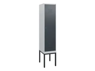 locker,HxBxD 1950x400x500mm,1vak,vak B 400mm,cil.-slot,voetonderstel - 1