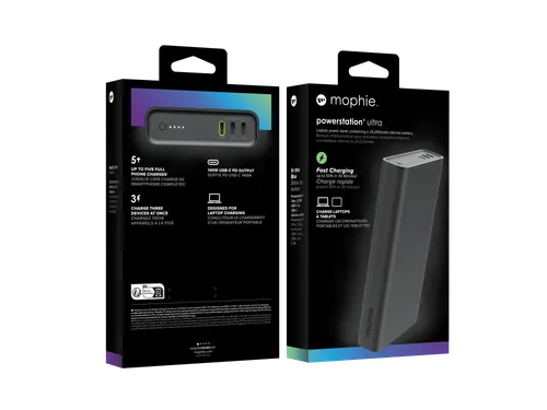 mophie Powerstation Ultra, 25000 mAh, Zwart
