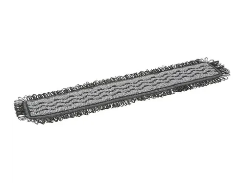 Microfiber Damp42 microvezel vlakmop donkergrijs klittenband 60cm