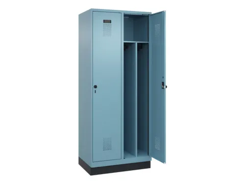 locker voor scheiding van kleding,HxBxD 1950x800x500mm,2vak