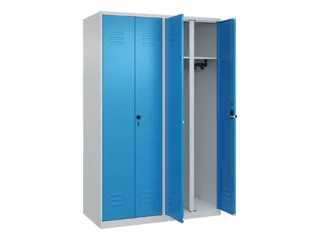 locker voor scheiding van kleding,HxBxD 1850x1200x500mm,4vak - 2