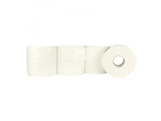 Toiletpapier Mini Jumbo Cellulose 2-laags Wit 180 meter 12 Rol - 2