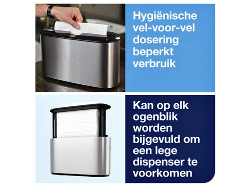 Tork 460005 H2 Image Line Countertop Handdoek dispenser Multifold RVS