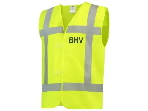 Tricorp 453016 BHV fluohesje, geel, maat XS/S, per stuk