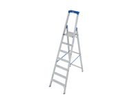 Ladder Aluminium Bordes H 1 65M 7Treden Incl. Bordes