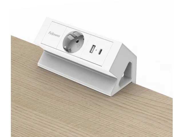contactdoos Power Desk wit voor Nederland