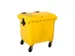 Contivia 4,vuilnisbak 4wielen 1100 L geel