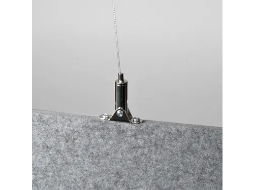 Akoestisch plafondpaneel met patroon uitsnede 60x120cm Grijs