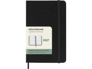 Agenda 2027 Moleskine 12M Weekly 7dag/2pagina's pocket hc black - 1