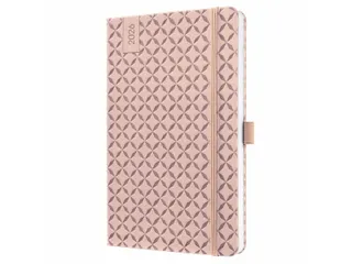 Weekagenda Flair A5 2026 (NL/FR/EN/DU) Pearl Rose Hardcover - 1