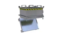 mini-bodemklepcontainer,HxLxB 625x600x800mm,0,13m³,inrijbeugel,staal