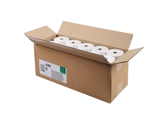 Kastickets 80X80X12X72 1-Laags Thermisch 55Gram