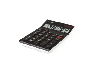 Calculator Sharp EL125TWH zwart-wit desk 12 digit - 2