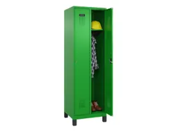 locker,HxBxD 1950x600x500mm,2vak,vak B 300mm,cil.-slot,voeten