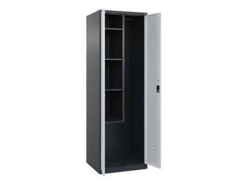schoonmaakkast,HxBxD 1850x600x500mm,links 4vakken