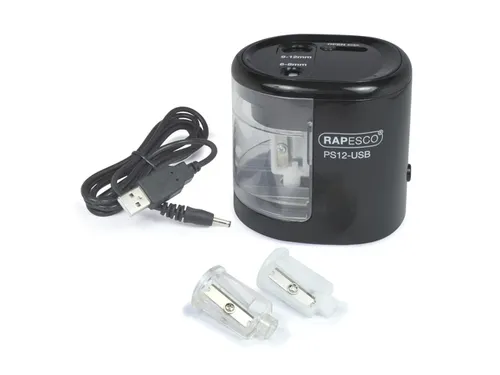 automatische puntenslijper PS12 met USB zwart