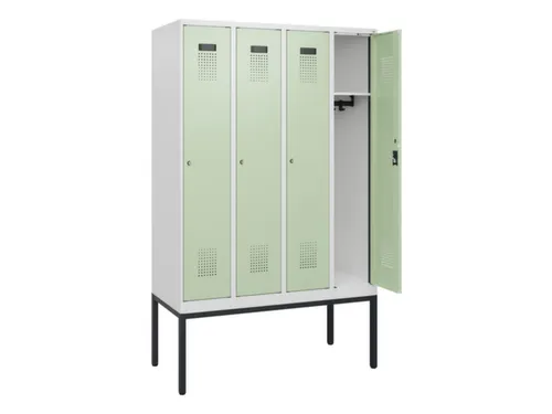 schoollocker,HxBxD 1950x1200x500mm,4vak,vak B 300mm,cil.-slot