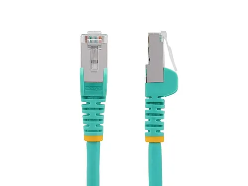 CAT6a Ethernet Kabel 50cm Aqua