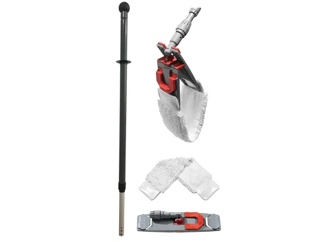 NuTechMopset ‘Hang-on’ met Graphite Telescoopsteel