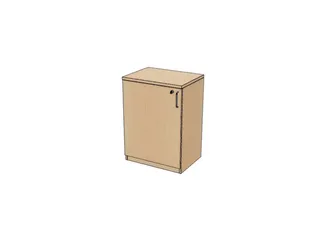 kantoorkast,HxBxD 825x600x445mm,NE-esdoorn - 1