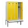 locker met bank,HxBxD 1950x1200x815mm,4vak,vak B 300mm,cilinderslot