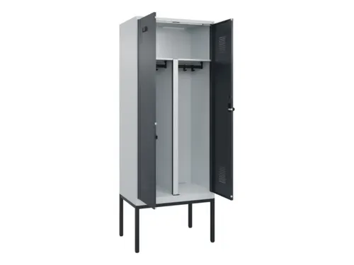PBM-locker,HxBxD 2120x800x500mm,2vak,vak B 400mm,draaigrendel