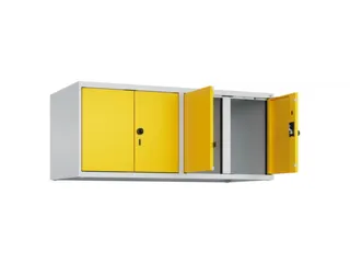 opzetkast,v. locker voor scheiding van kleding,4vak.,vak B 300mm - 1
