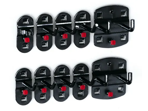 houderassortiment,v. perfoplaat,10-delig,RAL7016