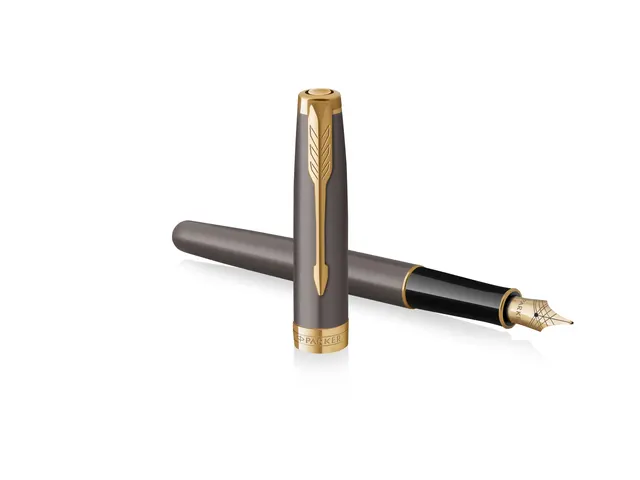 Stylo plume Parker Sonnet Collection Grey GT Fin