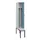 locker met bank,voor scheiding van kleding,HxBxD 2120x300x815mm,1vak