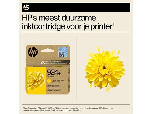 Inktcartridge HP 4K0U9NE 924E Evomore geel