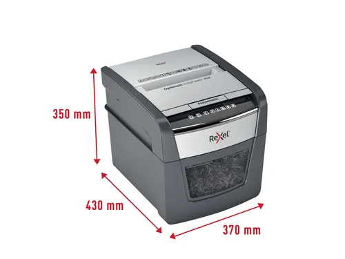 Papiervernietiger Rexel Optimum Auto+ 45X snippers 4x28mm