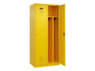 locker voor scheiding van kleding,HxBxD 1850x800x500mm,2vak - 1