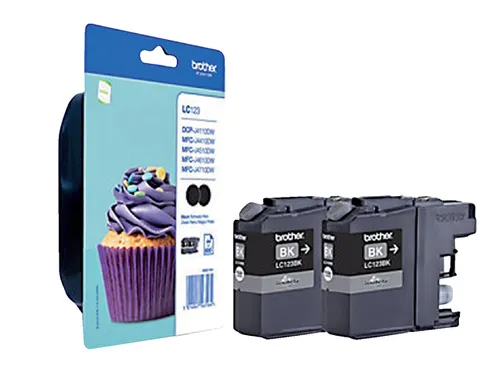 Brother LC-123 Duopack Inktcartridge Zwart Hoge Kwaliteit