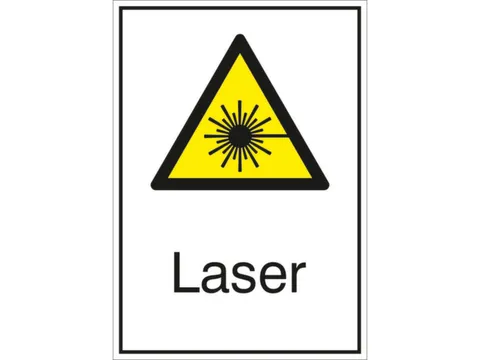 Waarschuwings-Combibord,V. Binnen/Buiten,Laser,Aluminium Gemerkt