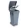Pedaalemmers Kunststof 80 Liter 790x370x510mm Verrijdbaar Grijs