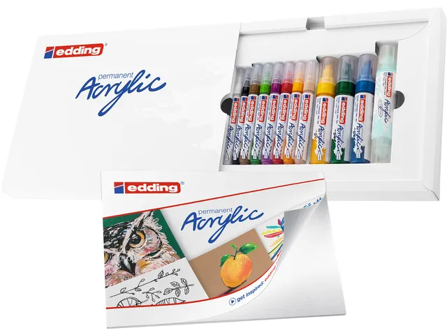 Acrylmarker edding starterskit groot creatief