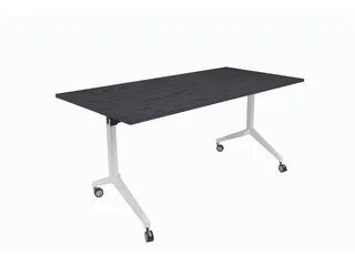 Schaffenburg Klaptafel 160x80cm houtprint schaduw 25mm wit - 1