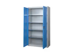 Draaideurkast Hxbxd 1950x1000x500mm 4 Legborden Romp RAL7035 Front RAL