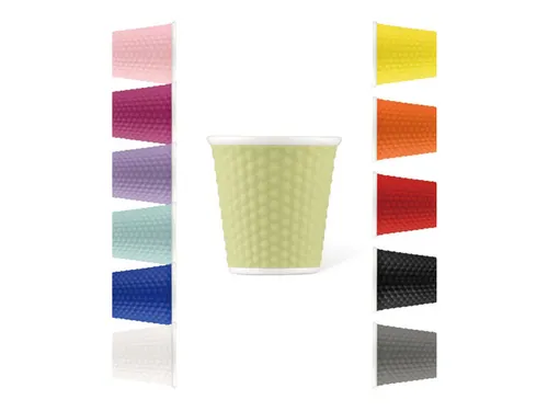 Beker porselein Les Artistes Paris 80ml siliconen grip Groen Pastel
