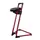 Stahulp H 600-850Mm Zitverstelling Zitting zwart/onderstel Pu/rood