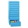 ladekast HxBxD 1200x500x600mm 9laden slot RAL7035 front RAL5012