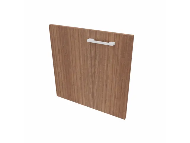 Vleugeldeur V. Scheidingswand Aanslag Links 450x430mm 1OH noten