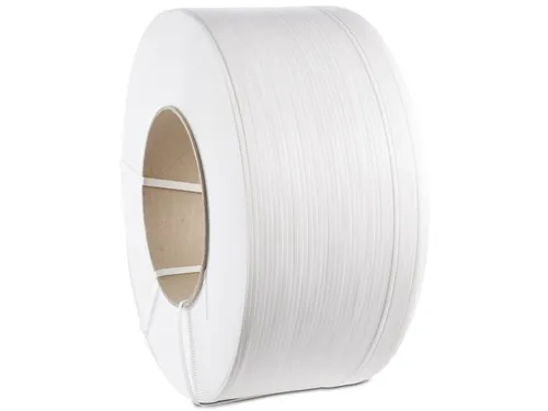 Omsnoeringsband PP 12.0x0.55mmx3000mtr Wit 2 rollen