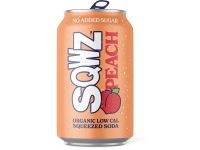 frisdrank Peach BIO blikje van 33 cl pak 12 stuks